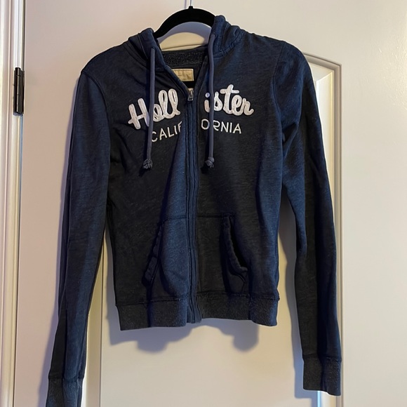 Hollister Dark Gray Hoodie - Picture 1 of 6